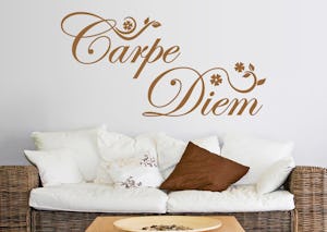 Wandtattoo Carpe Diem Floral