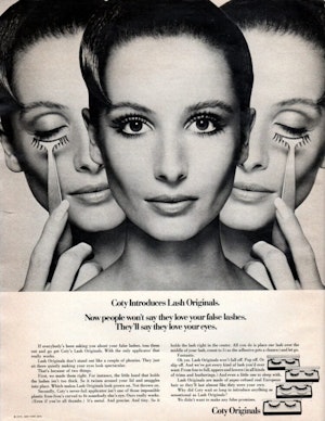 How To Apply Vintage False Eyelashes From 1970 750x970